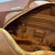 Replica Miu Miu Arcadie Top Handle Bag 5BB142 Brown Fake Dupes