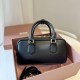 Replica Miu Miu Arcadie Top Handle Bag 5BB142 Black Fake Dupes
