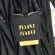Premium Replica Miu Miu tote bag black quilted nappa Clone