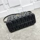 Premium Replica Miu Miu tote bag black quilted nappa Clone