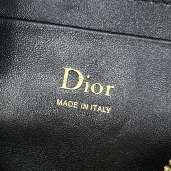Premium Replica Dior Bow shoulder bag black Clone
