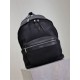Premium Replica YSL Saint Laurent City backpack black canvas with leather trim Clone