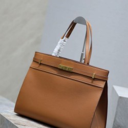 Premium Replica YSL Saint Laurent Manhattan Nano shopper bag brown Clone