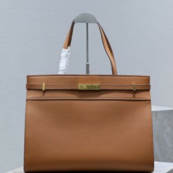 Premium Replica YSL Saint Laurent Manhattan Nano shopper bag brown Clone