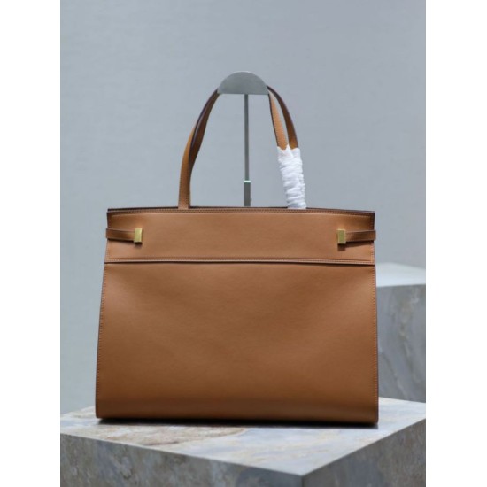 AAAA Fake YSL Saint Laurent Manhattan Nano shopper bag brown Inspired Knockoff Premium Replica YSL Saint Laurent Manhattan Nano shopper bag brown Clone