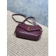 Premium Replica YSL Saint Laurent Loulou mini shoulder bag burgundy Clone