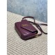 Premium Replica YSL Saint Laurent Loulou mini shoulder bag burgundy Clone