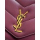 Premium Replica YSL Saint Laurent Loulou mini shoulder bag burgundy Clone