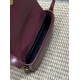 Premium Replica YSL Saint Laurent Loulou mini shoulder bag burgundy Clone
