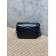 Premium Replica YSL Saint Laurent Loulou mini shoulder bag black Clone
