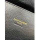 Premium Replica YSL Saint Laurent Loulou mini shoulder bag black Clone