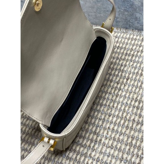 AAAA Fake YSL Saint Laurent Loulou mini shoulder bag beige Inspired Knockoff Premium Replica YSL Saint Laurent Loulou mini shoulder bag beige Clone