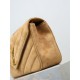 Premium Replica YSL Saint Laurent LouLou Medium brown quilted suede Clone