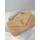 Premium Replica YSL Saint Laurent LouLou Medium brown quilted suede Clone