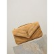 Premium Replica YSL Saint Laurent LouLou Medium brown quilted suede Clone