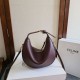 AAAA Fake Celine Lulu shoulder bag for teenagers burgundy Inspired Knockoff Premium Replica Celine Lulu shoulder bag for teenagers burgundy Clone