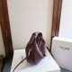 AAAA Fake Celine Lulu shoulder bag for teenagers burgundy Inspired Knockoff Premium Replica Celine Lulu shoulder bag for teenagers burgundy Clone