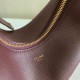 AAAA Fake Celine Lulu shoulder bag for teenagers burgundy Inspired Knockoff Premium Replica Celine Lulu shoulder bag for teenagers burgundy Clone