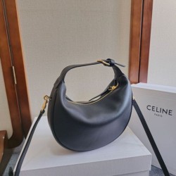 Premium Replica Celine Lulu shoulder bag for teenagers black Clone