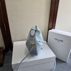 Premium Replica Celine Lulu shoulder bag for teenagers blue Clone