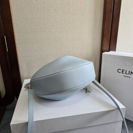 Premium Replica Celine Lulu shoulder bag for teenagers blue Clone