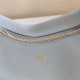 Premium Replica Celine Lulu shoulder bag for teenagers blue Clone