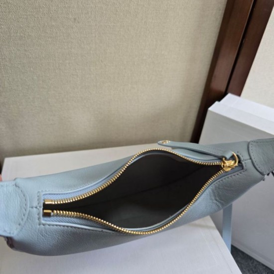 Premium Replica Celine Lulu shoulder bag for teenagers blue Clone