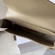 Premium Replica Celine Polly medium shoulder bag beige Clone