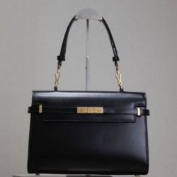 Premium Replica YSL Saint Laurent Manhattan shoulder bag Black Clone