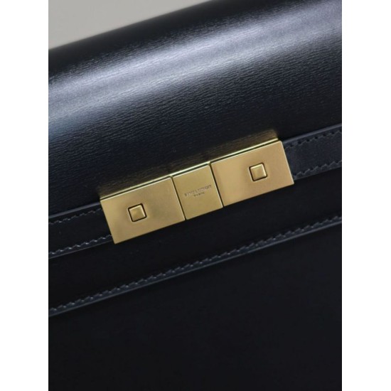 AAAA Fake YSL Saint Laurent Manhattan shoulder bag Black Inspired Knockoff Premium Replica YSL Saint Laurent Manhattan shoulder bag Black Clone