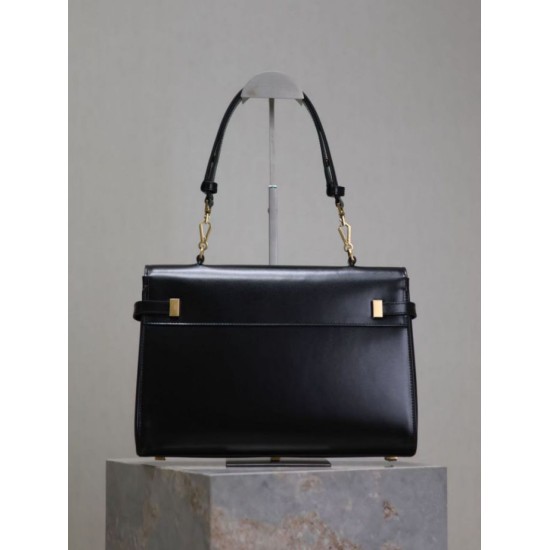 AAAA Fake YSL Saint Laurent Manhattan shoulder bag Black Inspired Knockoff Premium Replica YSL Saint Laurent Manhattan shoulder bag Black Clone
