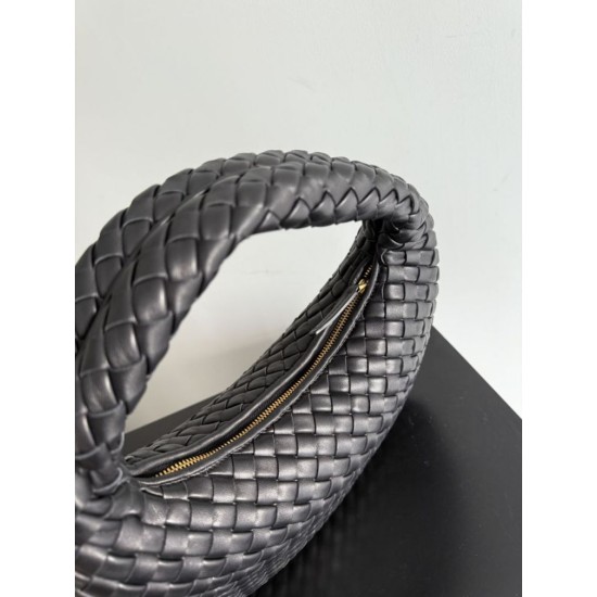 Premium Replica Bottega Veneta Small/Medium Veneta Hobo Bag Black Clone