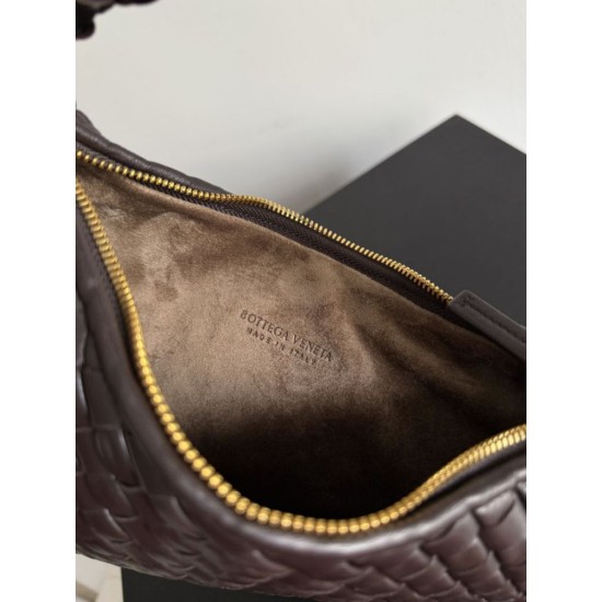 Premium Replica Bottega Veneta Small/Medium Veneta Hobo Bag Coffee Clone