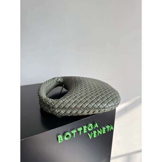 Premium Replica Bottega Veneta Small/Medium Veneta Hobo Bag Green Clone