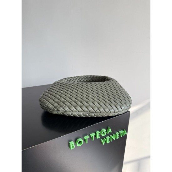 Premium Replica Bottega Veneta Small/Medium Veneta Hobo Bag Green Clone