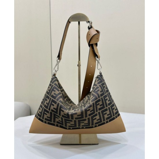 Premium Replica Fendi Fendi Hobo Bag Coffee Clone