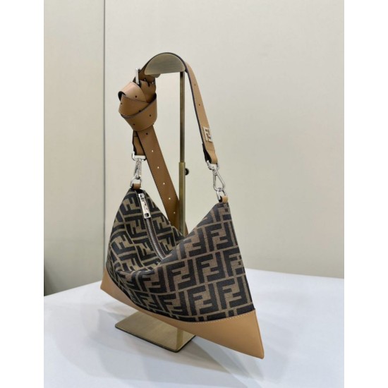 Premium Replica Fendi Fendi Hobo Bag Coffee Clone
