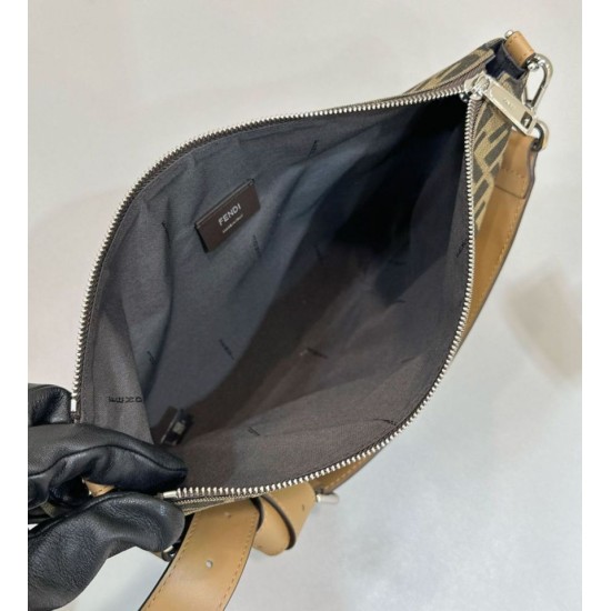 Premium Replica Fendi Fendi Hobo Bag Coffee Clone