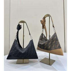 Premium Replica Fendi Fendi Hobo Bag Black Clone