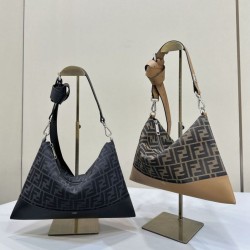 Premium Replica Fendi Fendi Hobo Bag Black Clone