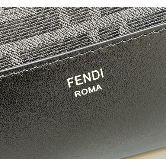 Premium Replica Fendi Fendi Hobo Bag Black Clone