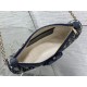 Premium Replica Dior Oblique Bow Clutch with Chain Blue Clone