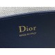 Premium Replica Dior Oblique Bow Clutch with Chain Blue Clone