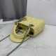 Premium Replica Dior Lady Dior Mini Cannage Bag Yellow Clone