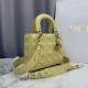 Premium Replica Dior Lady Dior Small Cannage Bag Yellow Clone