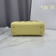 Premium Replica Dior Lady Dior Small Cannage Bag Yellow Clone