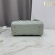 AAAA Fake Dior Lady Dior Mini Cannage Bag Green Inspired Knockoff Premium Replica Dior Lady Dior Mini Cannage Bag Green Clone