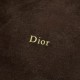 Premium Replica Medium Dior Diorly Suede Shoulder Bag Chocolate Clone
