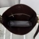Premium Replica Medium Dior Diorly Suede Shoulder Bag Chocolate Clone