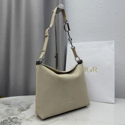 Premium Replica Dior Diorly Medium Shoulder Bag Apricot Suede Clone